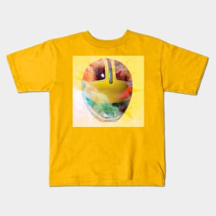 TIME FORCE YELLOW RANGER IS THE GOAT PRTF Kids T-Shirt